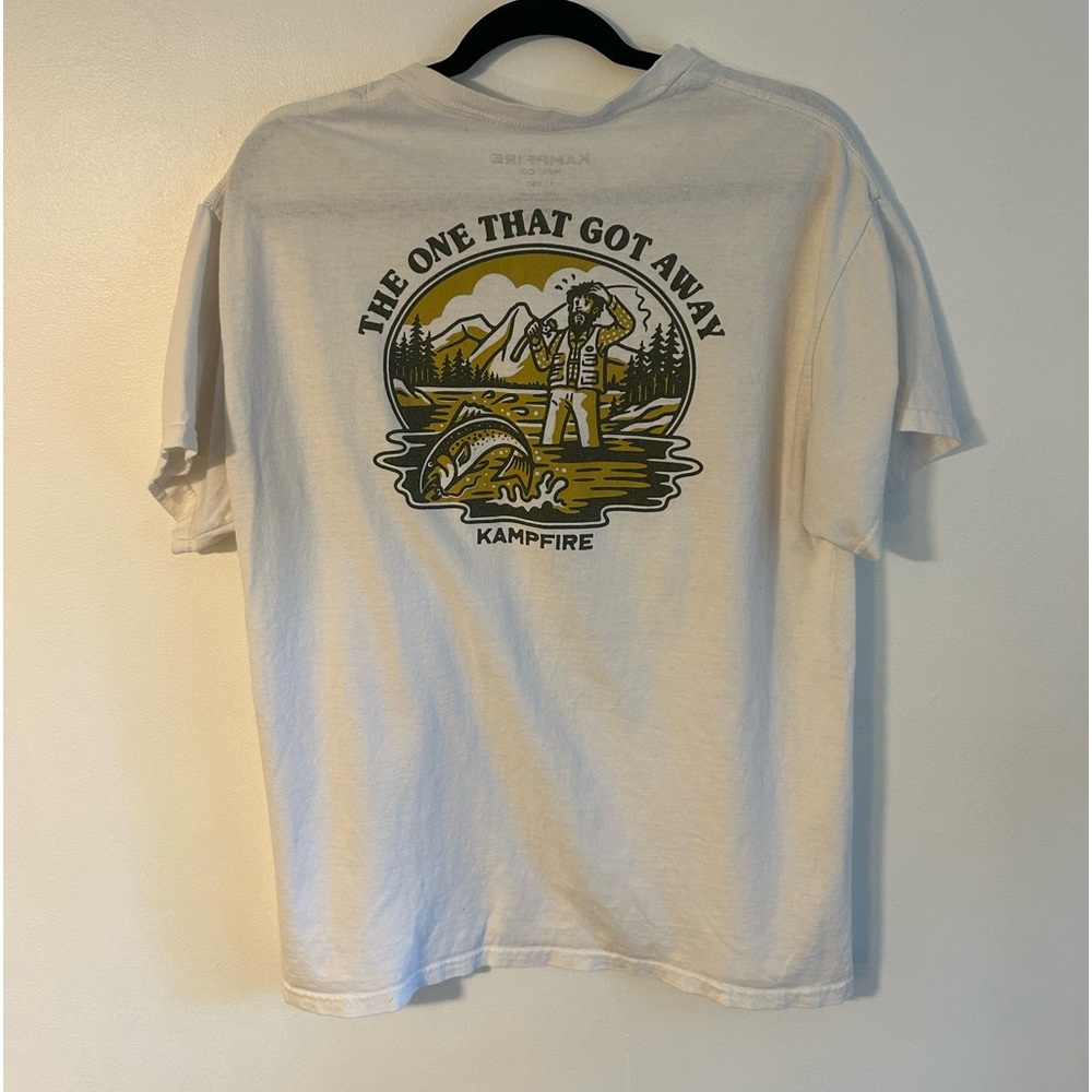 Kampfire Outdoor Gear The One That Got Away T-Shirt Fisherman Men's Large